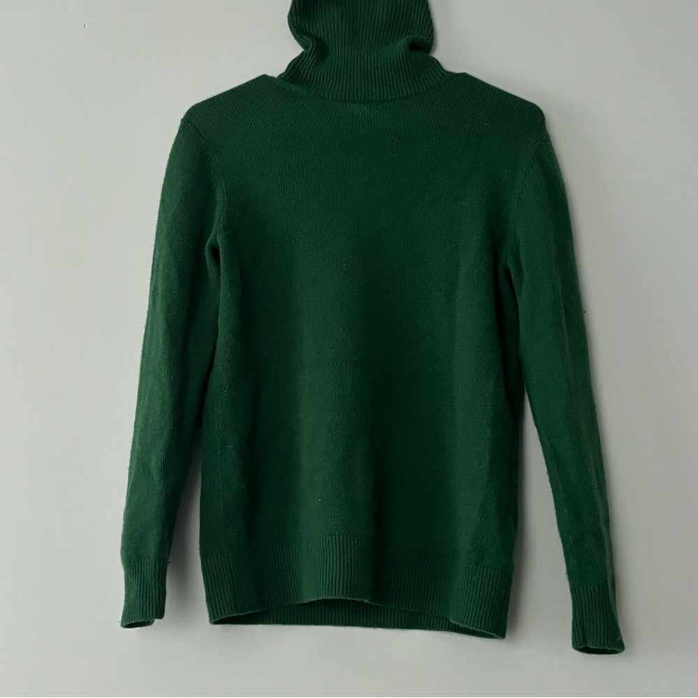Cos cashmere green turtleneck